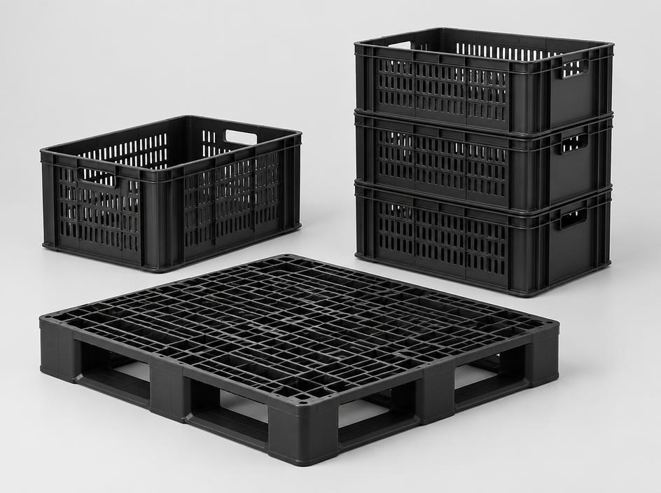 Caixas e Paletes Plásticos